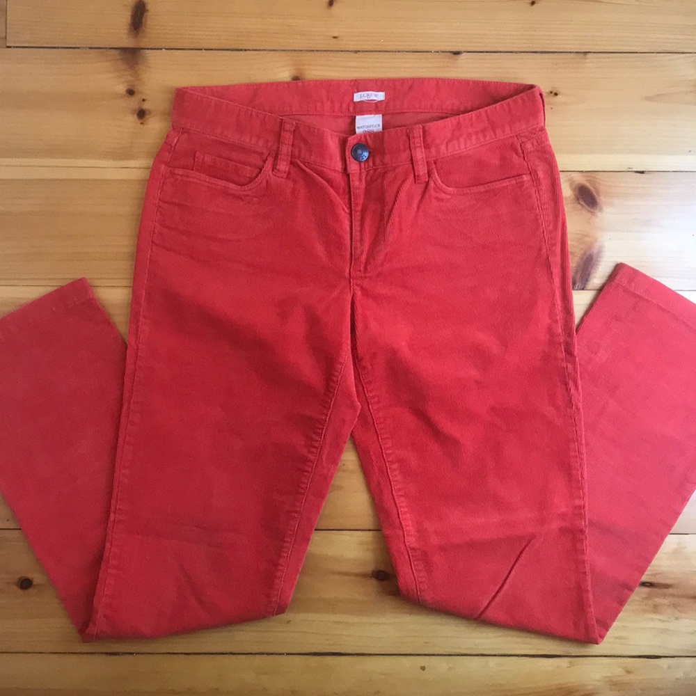 Vintage J. Crew Orange Matchstick Cord